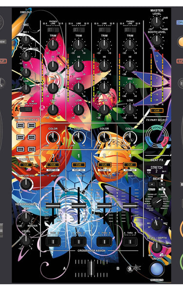 Pioneer DJ DDJ FLX10 MIXER Skin Lotus Garden